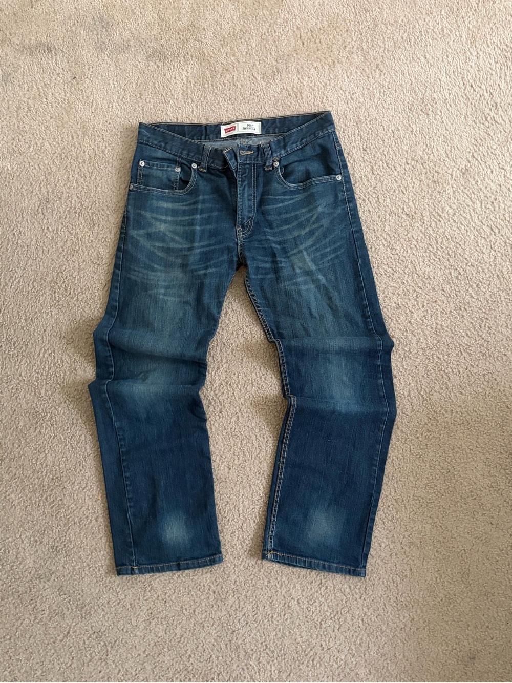 Levi's Blue Straight-Leg Men's Jeans